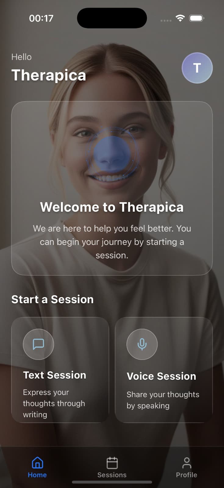 Therapica App Screenshot